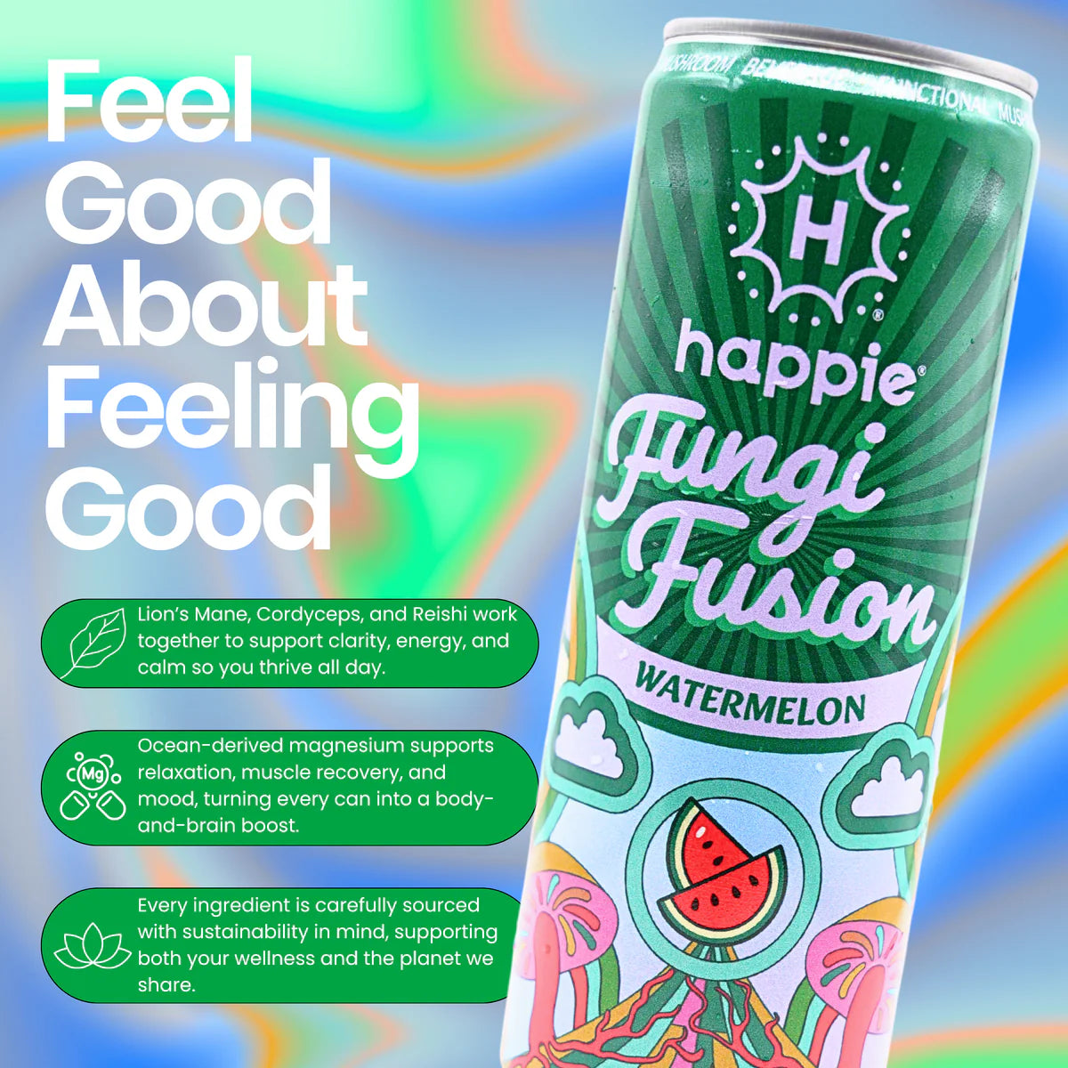 Happie Fungi Fusion Watermelon 6 Pack