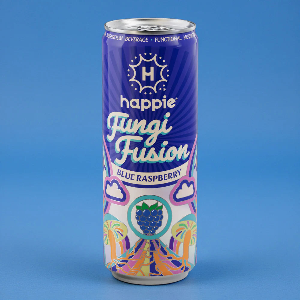 Happie Fungi Fusion Blue Raspberry 6 Pack