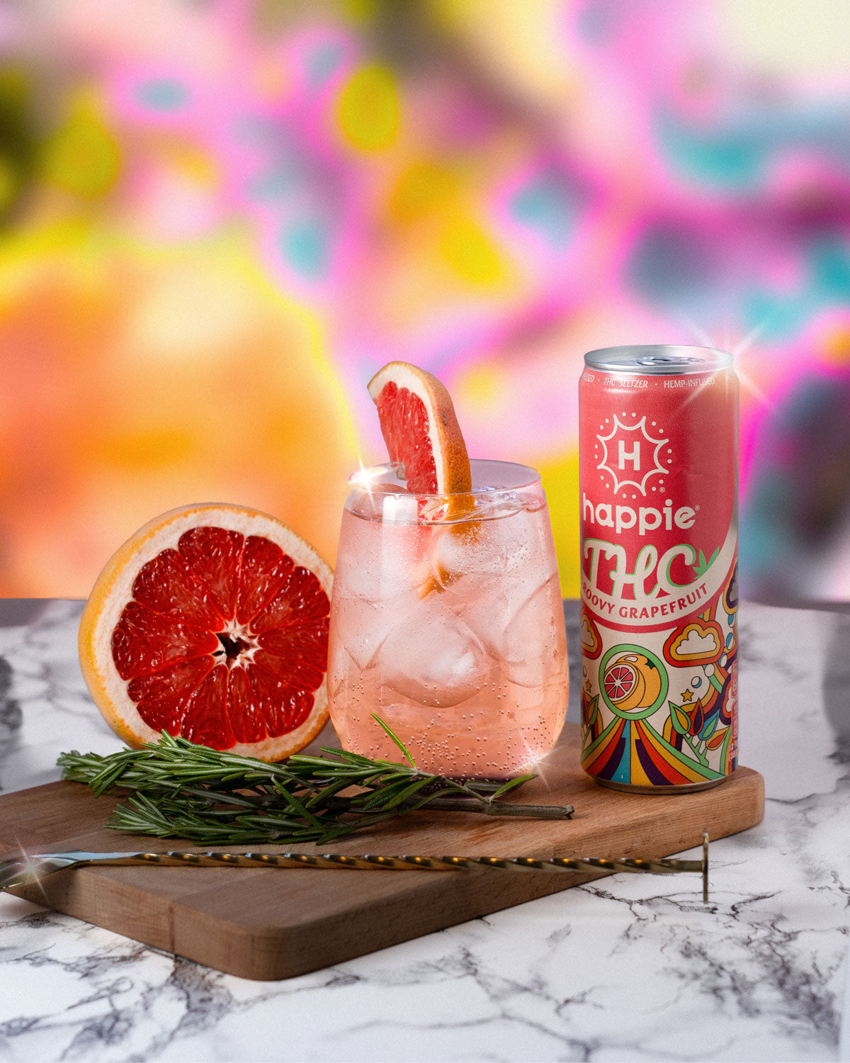 Groovy Grapefruit Happie THC 5mg 4 Pack