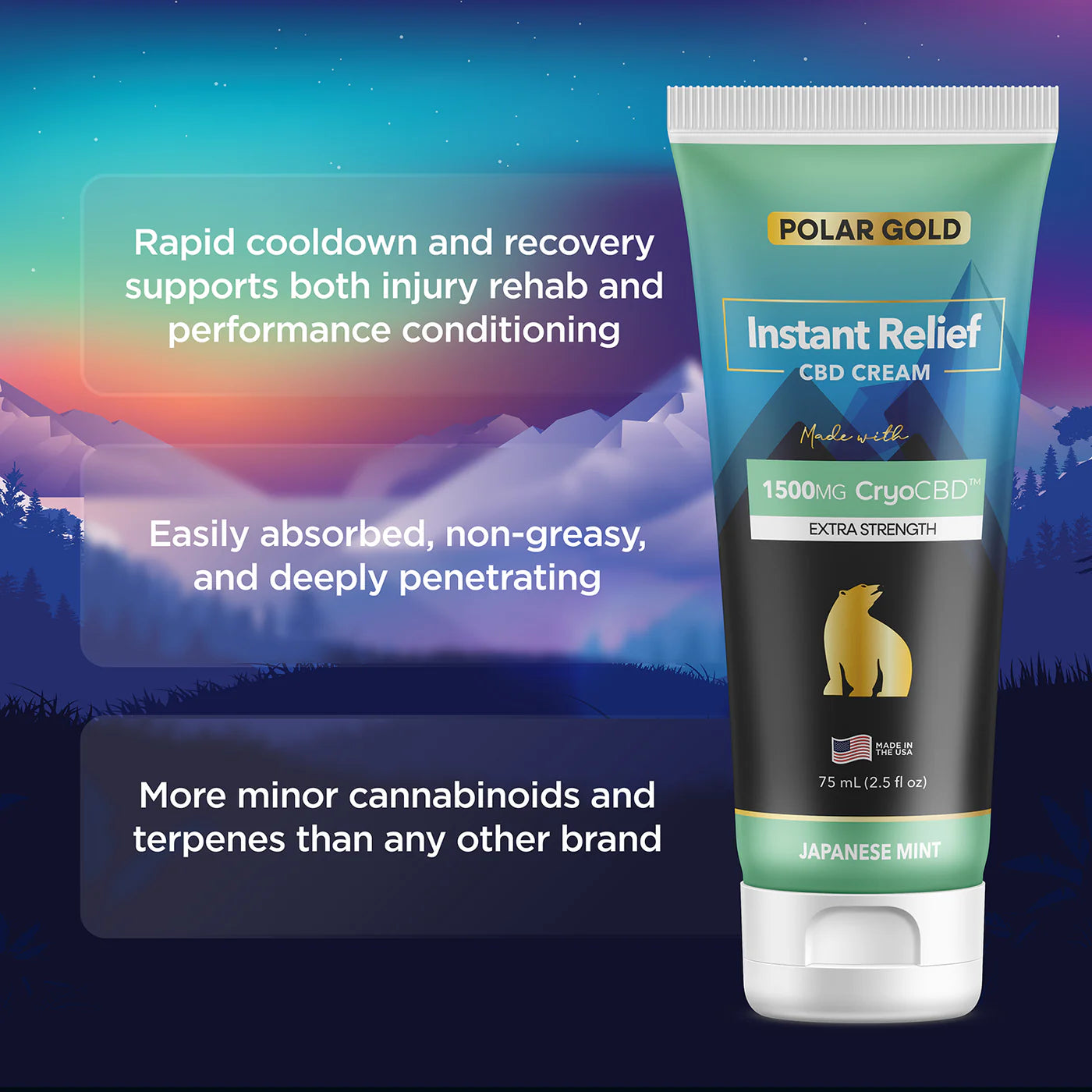 Instant Relief Cream | 1500mg CBDa