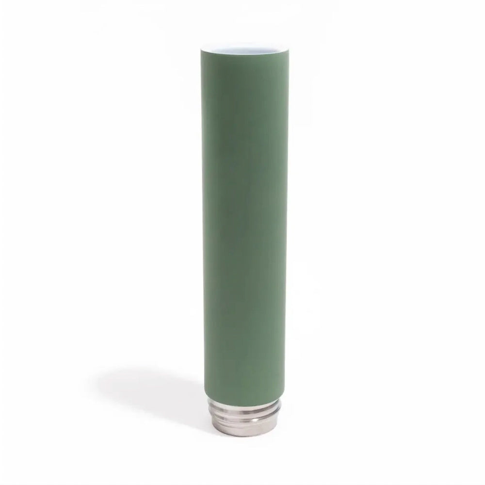 13" Double-Wall Insulated Bong | Rubberized Olive Green