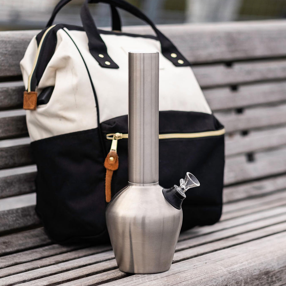 13" Double-Wall Insulated Bong | Original Stainless Steel