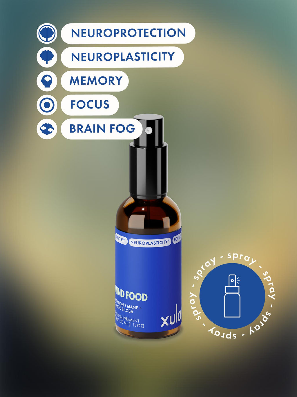 MIND FOOD Adaptogenic Spray- NEW!