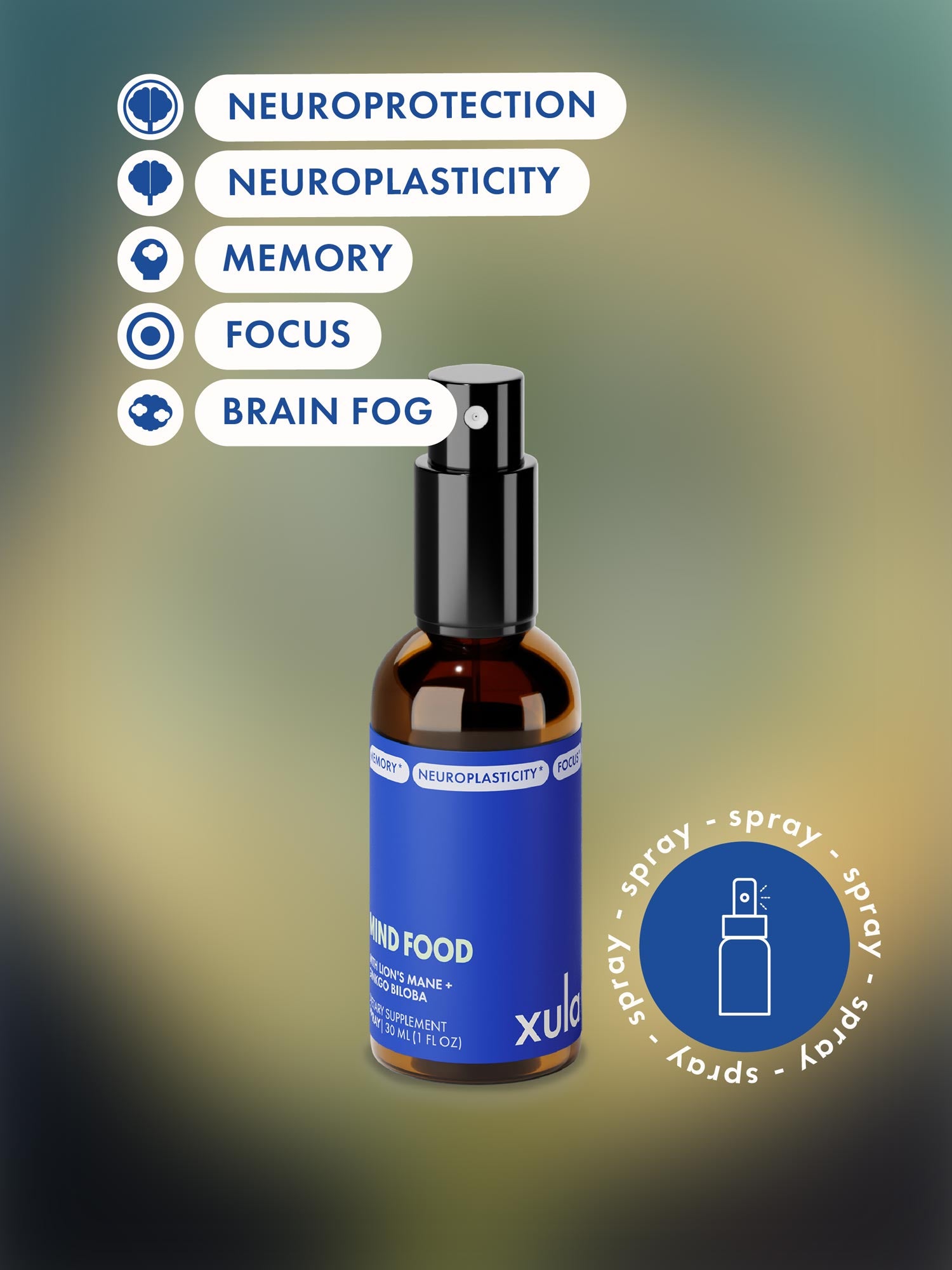 MIND FOOD Adaptogenic Spray- NEW!