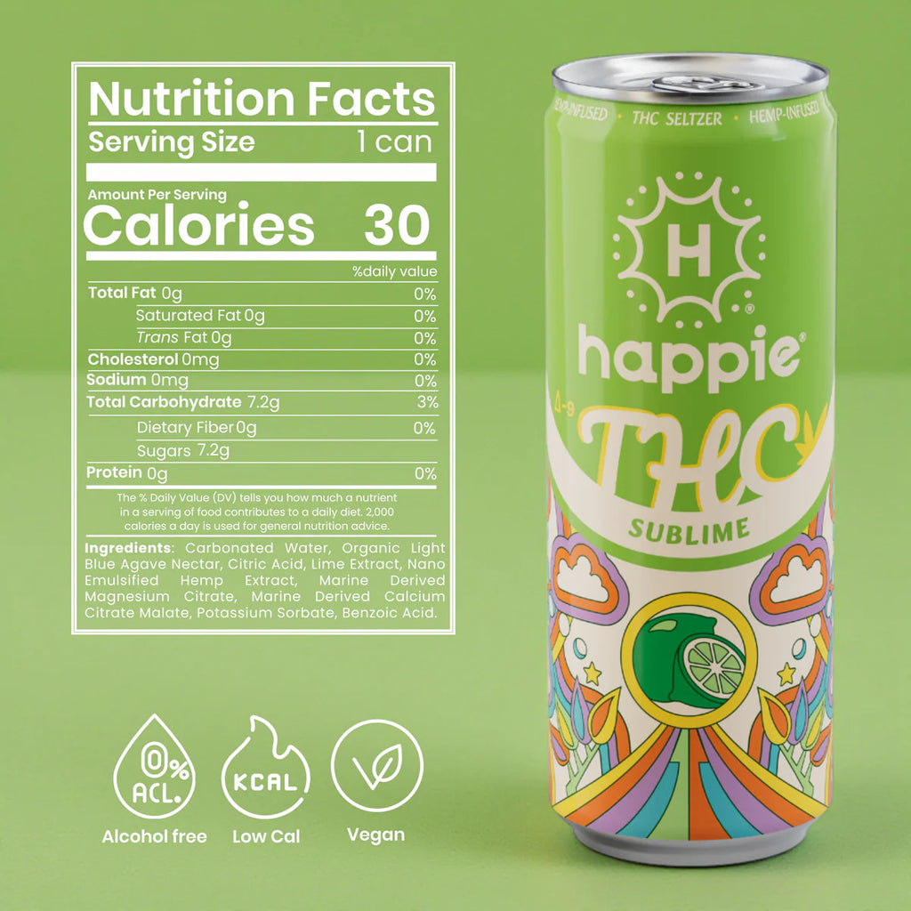 Sublime Happie THC 5mg 4 Pack