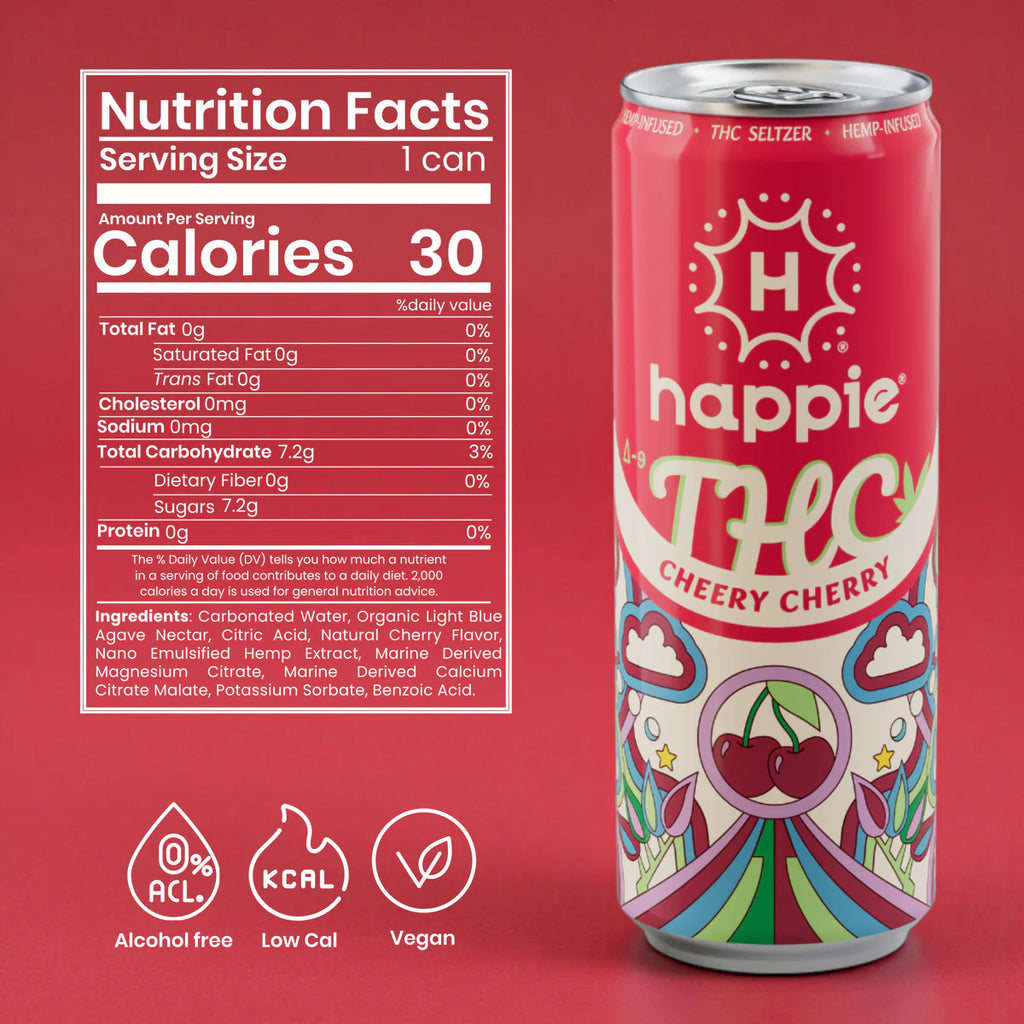 Cheery Cherry Happie THC 5mg 4 Pack