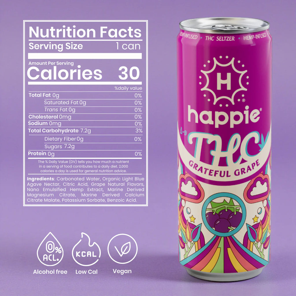 Grateful Grape THC 5mg 4 Pack