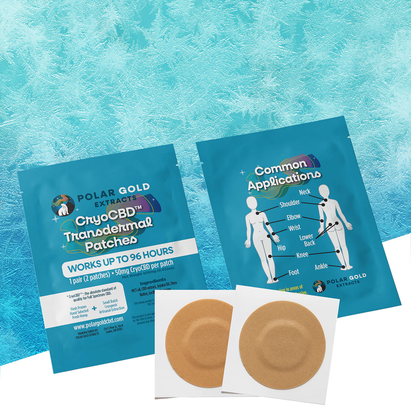 Transdermal Patches (2-Pack) | 100mg CBDa
