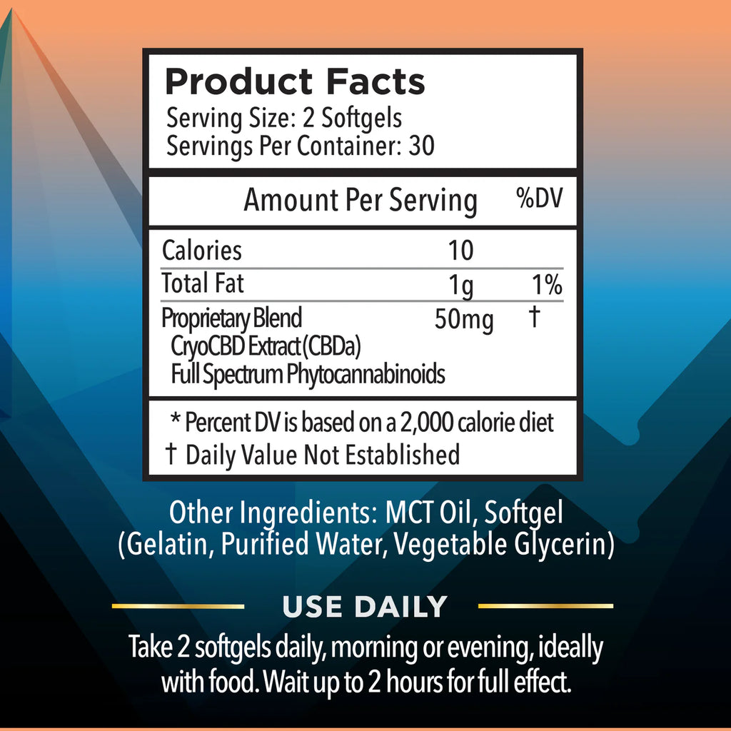 Soft-Gel Capsules | 1,500mg CBDa