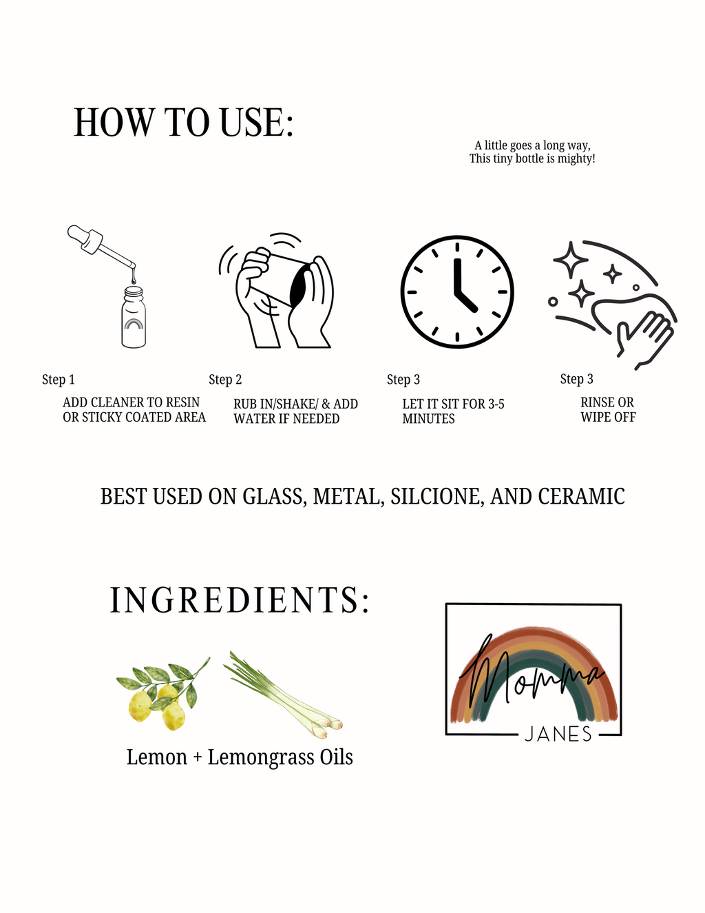 Momma Jane's Resin Cleaner