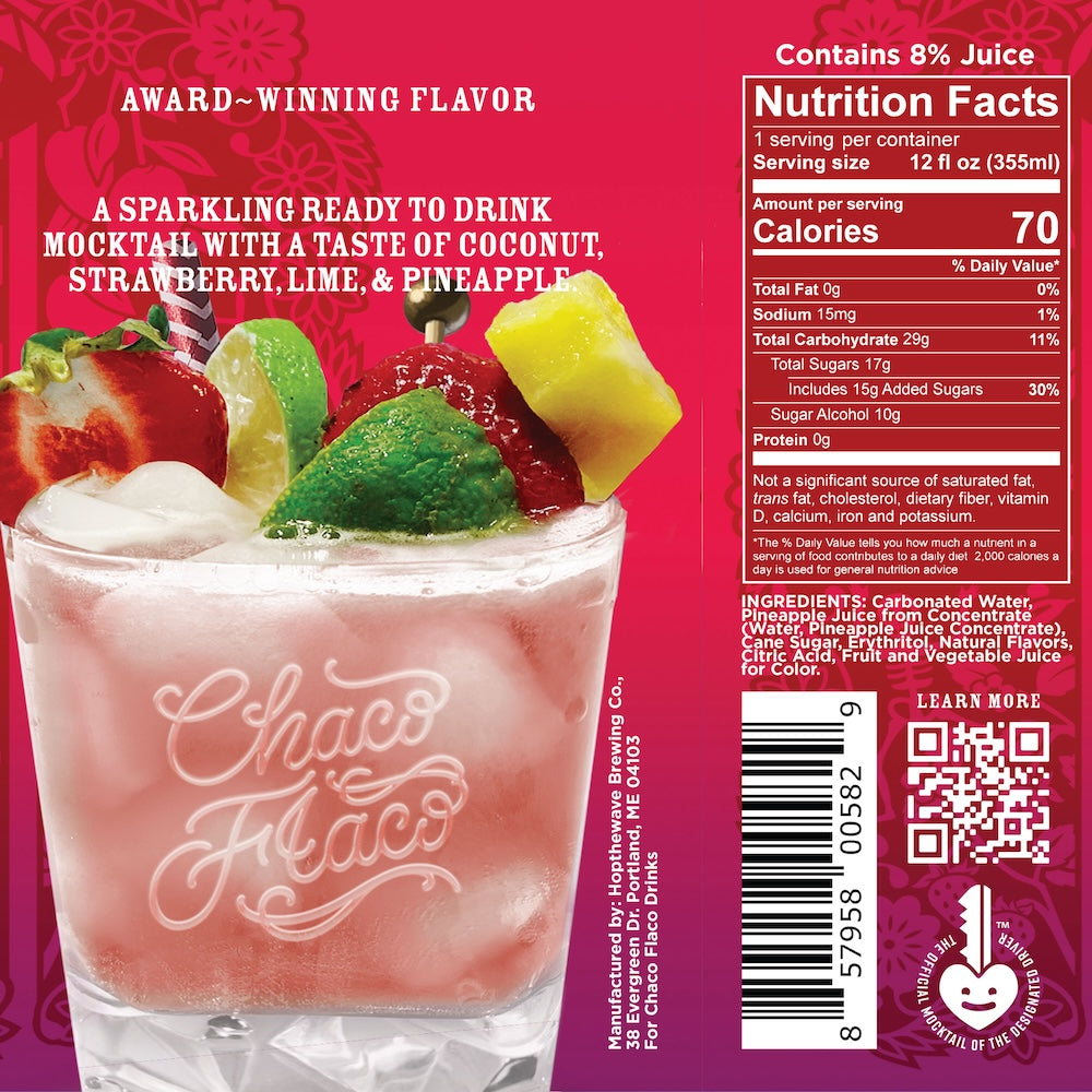 "Strawberry Daiquiri" Sparkling Mocktail
