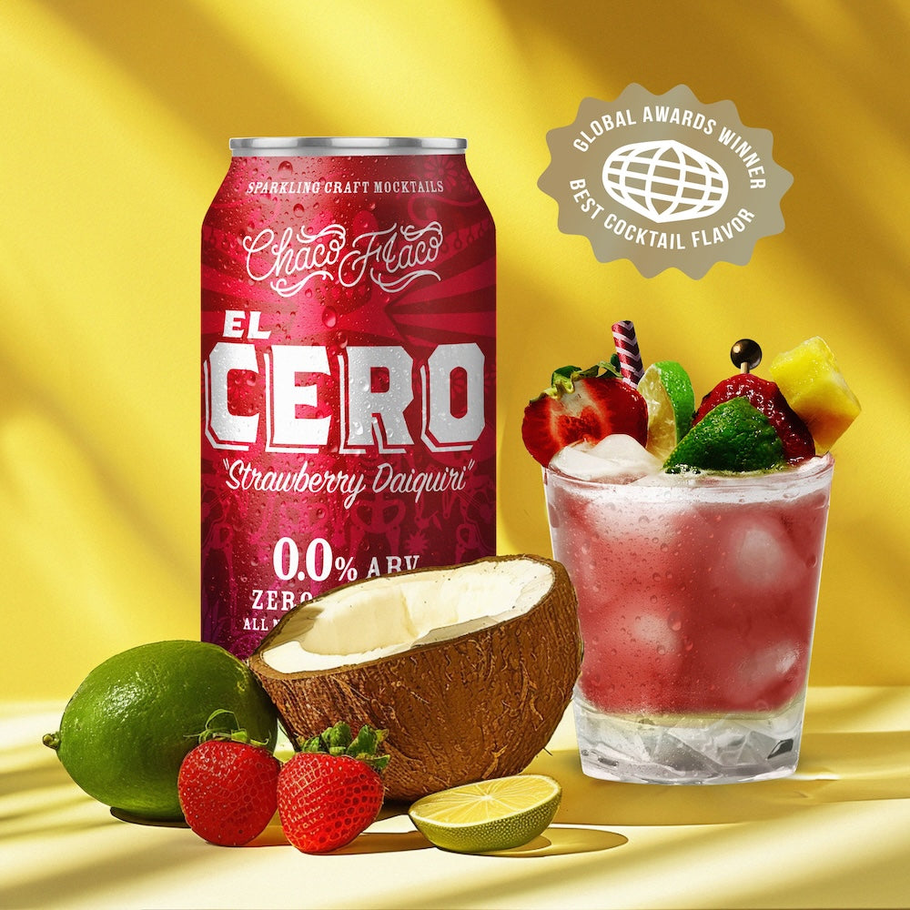 "Strawberry Daiquiri" Sparkling Mocktail